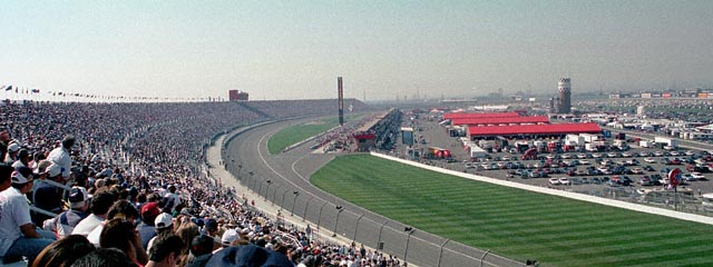 The California Speedway on Sunday