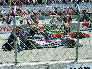 Robby Gordon and Adrian Fernandez