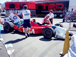 Mark Blundell's PacWest Reynard-Ford