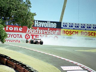 Richie Sliding through the Corkscrew