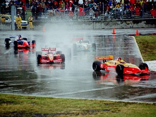 Zanardi Passes Franchitti to Pursue Pruett