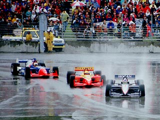 Franchitti Passes Pruett