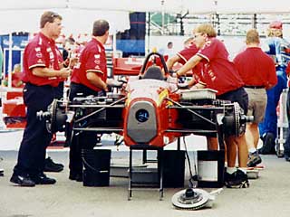 Stripped-Down Vasser's Car