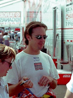 Vasser signing Wheaties boxes